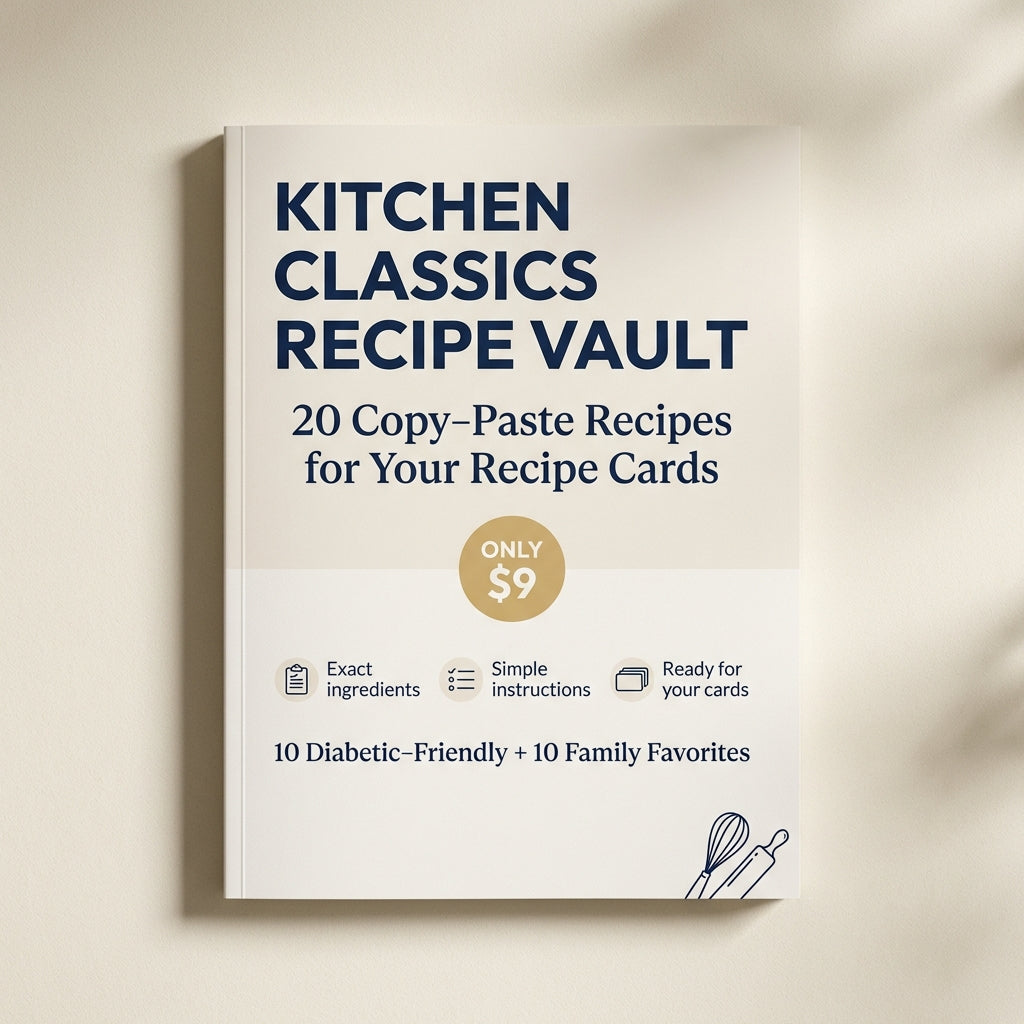 The "Kitchen Classics" Recipe Vault